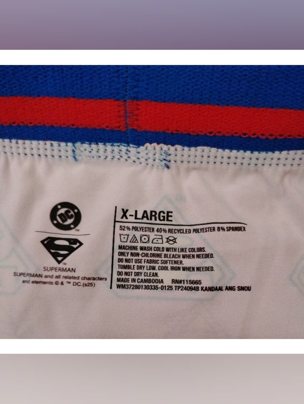 DC Comics Men's Superman All-Over Print Boxer Briefs - Picture 2 of 3